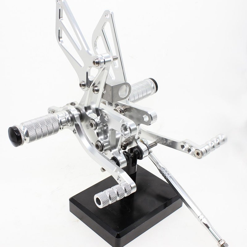 Krace Sunrivery Motorcycle Rearsets Footpegs For GSXR750 GSX-R600 1996-2005,SV650/SV650S SV1000/S 1998-2014,GSXR1000 2000-2004 - Image 2